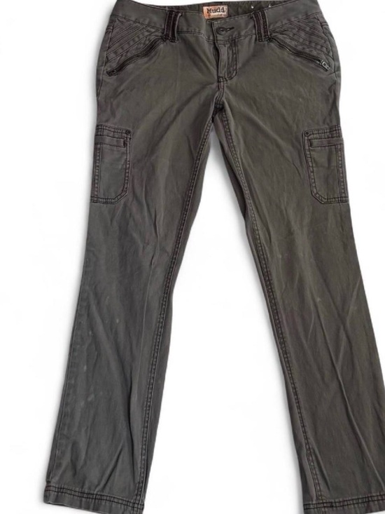 Mudd Denim - y2k low rise cargo pants in light brown, size 30” waist